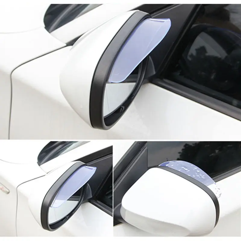 

2pcs Car Back Mirror Eyebrow Rain Cover For Dodge Caliber Challenger Charger Durango Nitro Any Car Car Styling