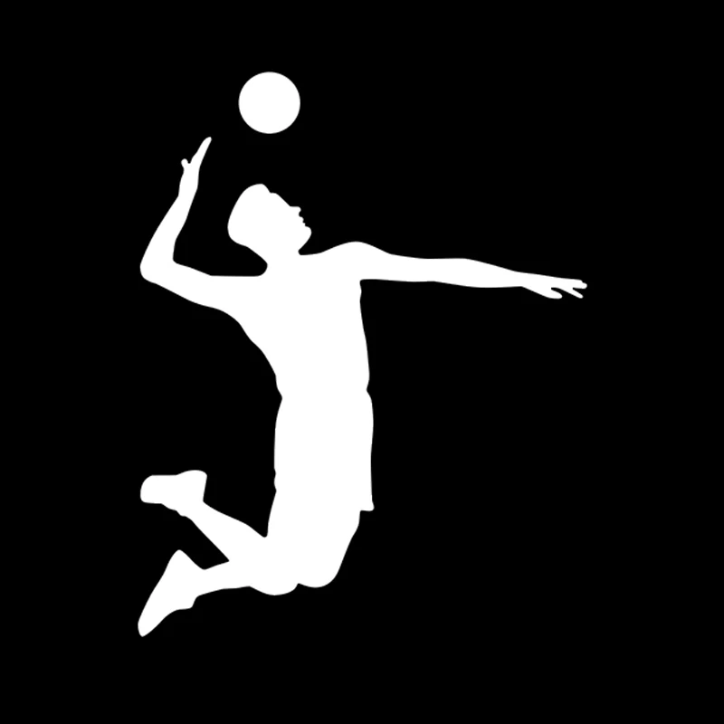 Volleyball Sport Car Stickers and Decals Car Bumper Stickers Car Styling Decoration Door Body Window Vinyl Stickers (1)