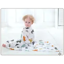 Buy 70% Bamboo Fiber 30% Cotton Muslin Blankets Dinosaur World Baby Blanket Bedding Swaddle For Newborn Swaddling Blanket Bath Towel Free Shipping