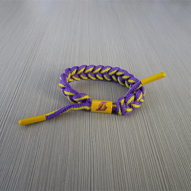 كرة سلة عالية الجودة الرياضة محبوك الإسورة سوار نسج معصمه كرة السلة فريق اليد حبل 15-22 سنتيمتر قابل للتعديل الجملة