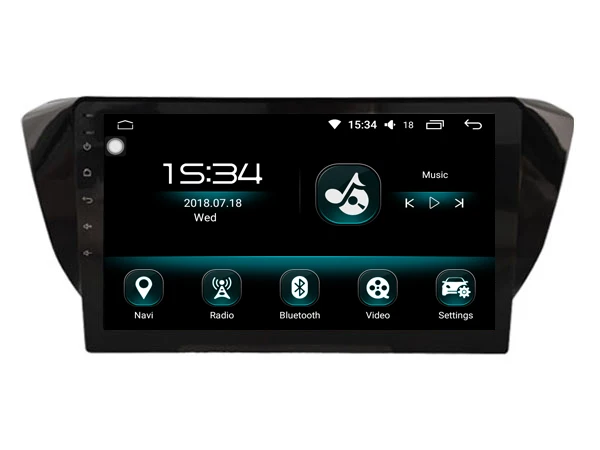 Perfect DSP android 8.1.2 gps navigation for 2016 skoda SUPERB 10" Navirider car dvd player multimedia autoradio tape recorder headunit 3