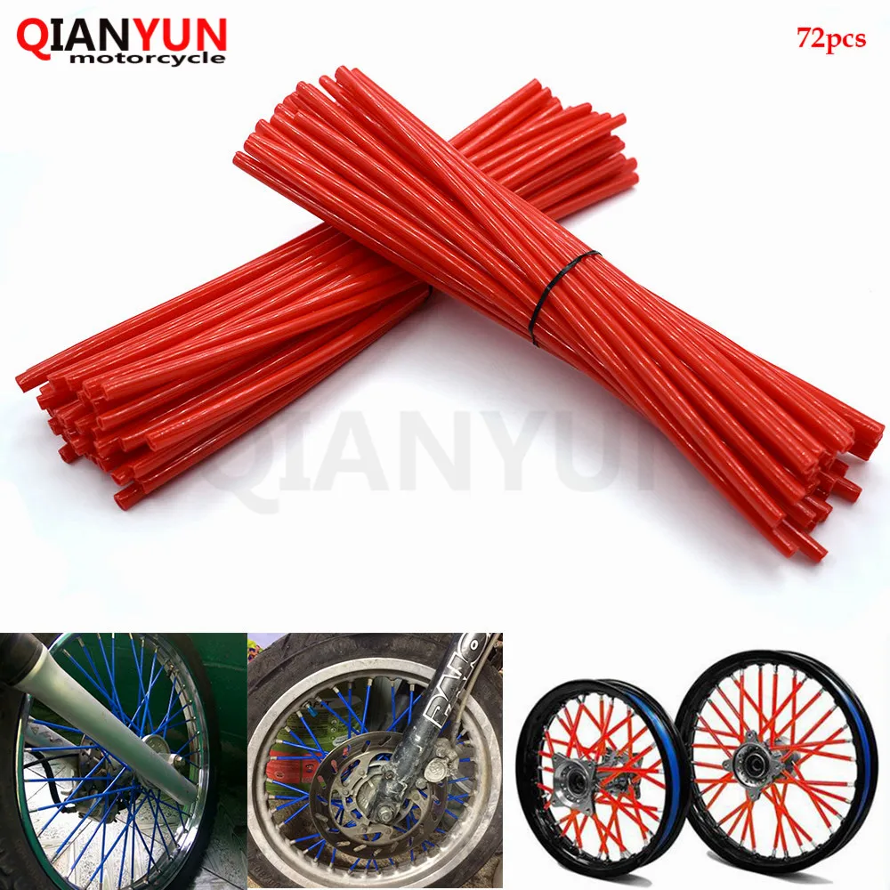 

Motorcycle Spoke Skins Wheel Rim Wrap Tubes Cover for Yamaha XT1200ZE 12-15 FJR1300 XJR1300 FJR XJR 1300 04-15