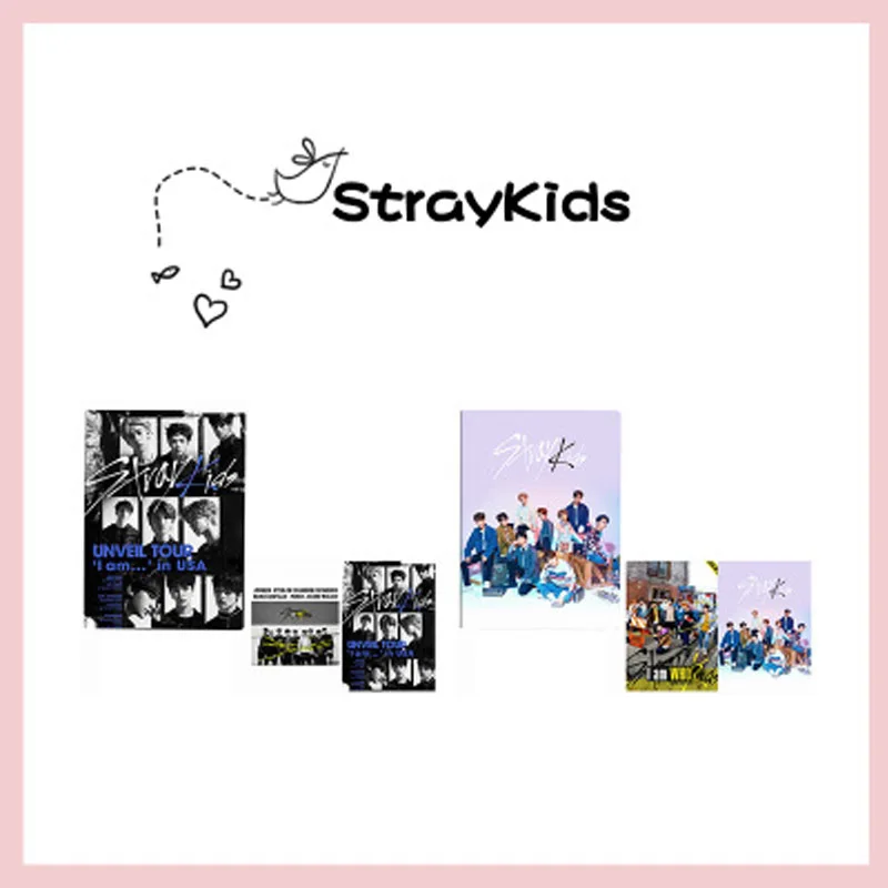 

NEW Stray Kids new album pictorial with the same rubber sleeve B5 big notebook notes stationery