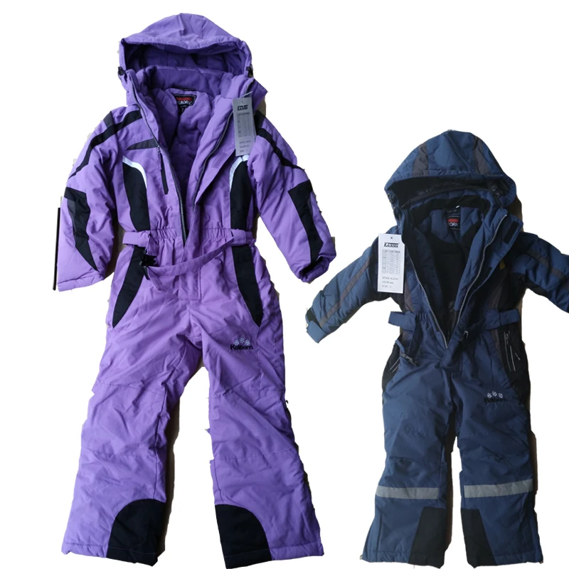 Buy 1 7T winter kids snowsuits fleece lining thicken waterproof warmly baby