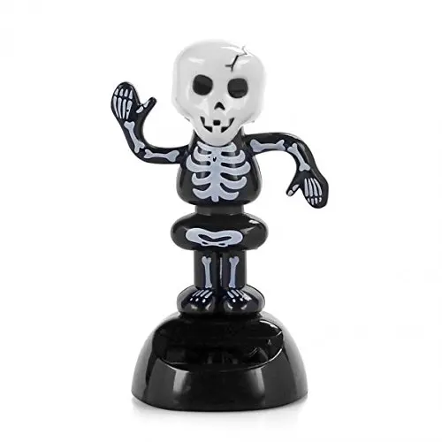

BIFI Hot Solar Power Dancing Figure Gruesome Skeleton,Novelty Desk Car Toy Ornament