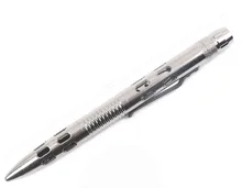 Stainless steel tactical pen Outdoor survival multi-function tungsten steel broken window LED light anti-wolf self-defense pen Stainless steel tactical pen Outdoor survival multi-function tungsten steel broken window LED light anti-wolf self-defense pen