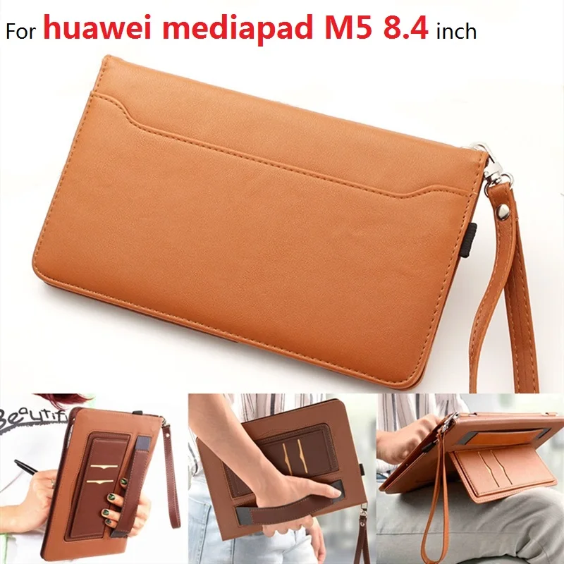 

For huawei mediapad M5 case protective cover 8.4 inch tablet leather case all-inclusive anti-drop protective shell SHT-W09/AL09