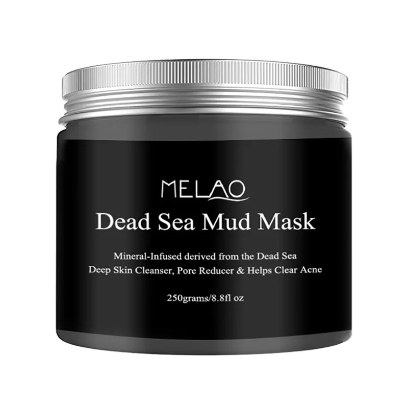 Pure Body Naturals Beauty Dead Sea Mud Mask for Facial Treatment Black