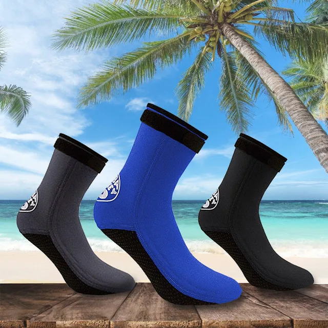 3mm Thick Diving Surfing Socks Neoprene Non slip Swimming Winter Warm Foot Socks Beach Feet