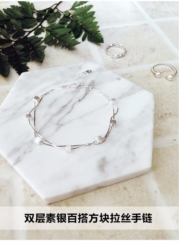 

C0489 Ztung new arrival fashion jewelry s925 sterling bracelet for women birthday gift free shipping