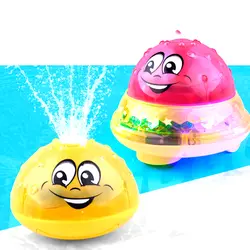 Спринклерные игрушки для ванной игрушки автоматический светящийся шар Детская универсальная игрушка электрический набор детские игрушки