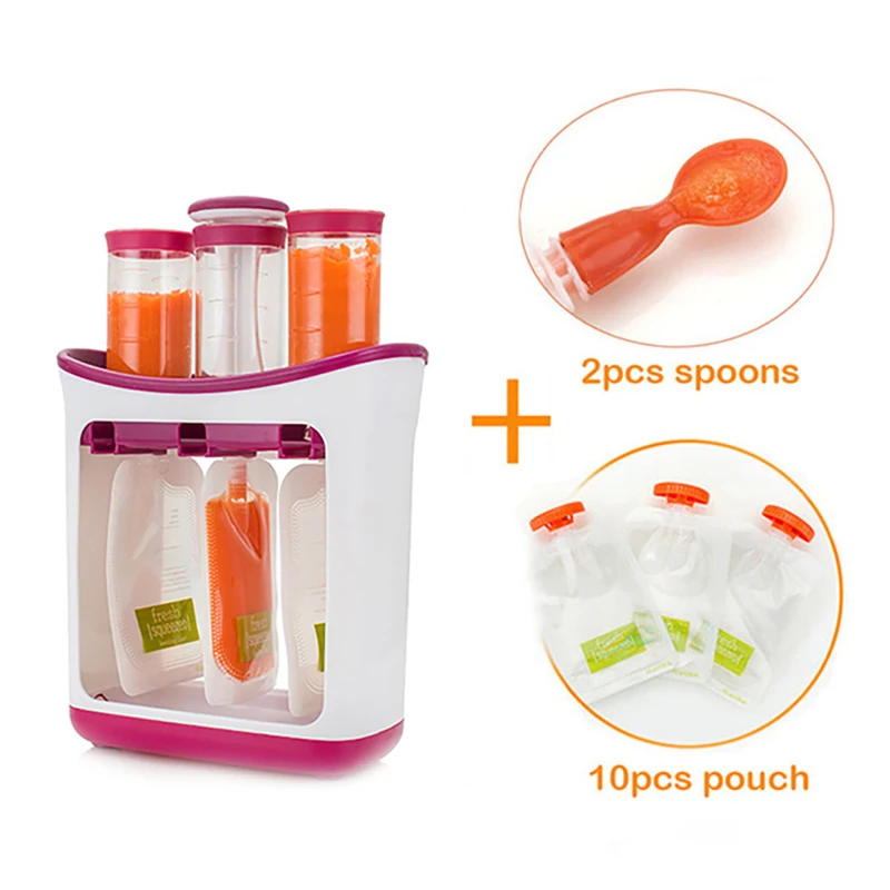 

2019 Baby Food Maker Make Organic Food For Newborn Fresh Fruit Juice Containers Storage Baby Feeding Maker Kids Insulation Bags