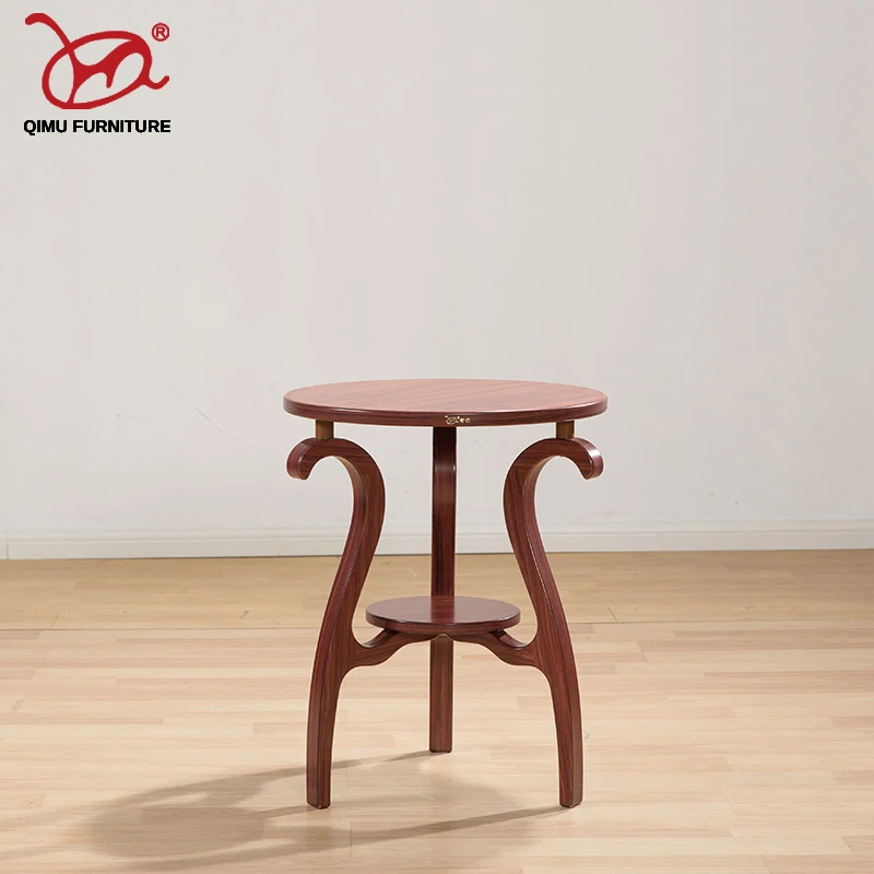 free shipping Solid wood tea table antique furniture round minimalist modern wooden end table suitable for the living room M233