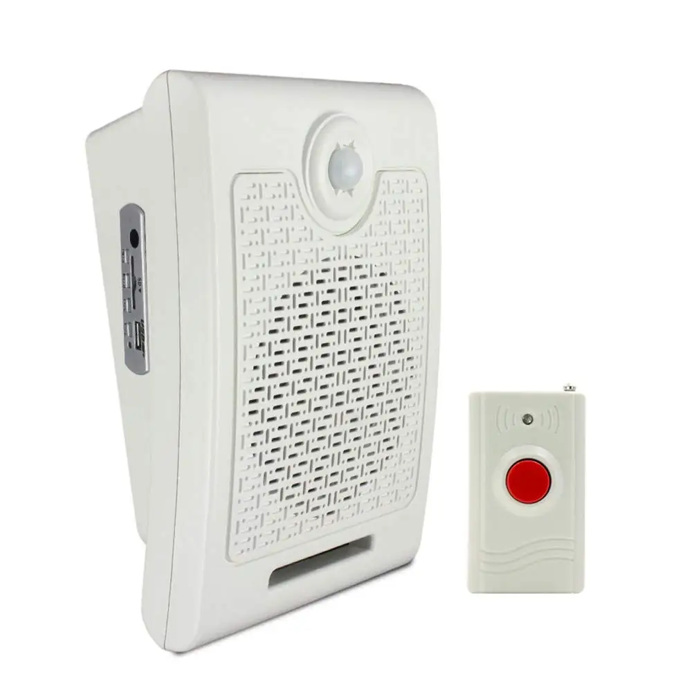 

EU Plug Waytronic Wall Mount Pir Motion Sensor Big Power Audio Amplifier Speaker For Public Place,Construction Site Reminder