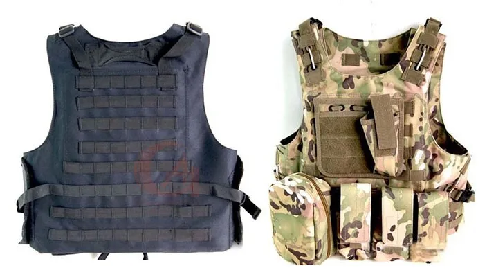 Тактический жилет Molle Combat Strike Plate Перевозчик жилет стальной проволоки жилет Открытый военный инвентарь 1000D HT13-0001