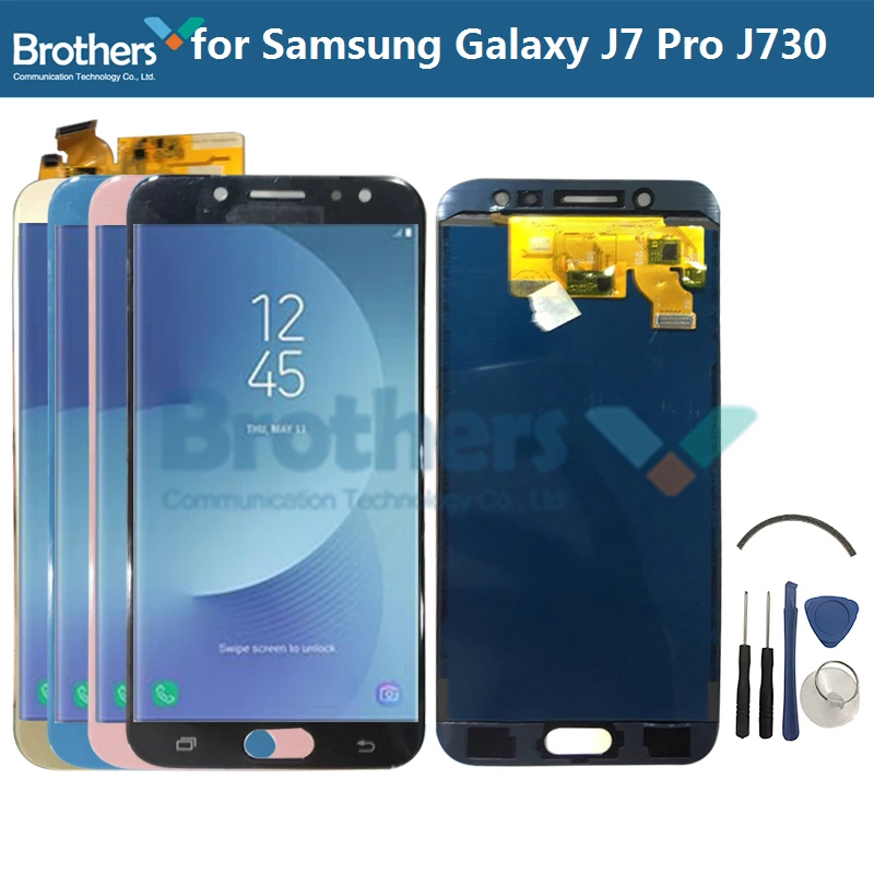 LCD Display For Samsung Galaxy J7 Pro J730 LCD Screen for Samsung J7 J730 LCD Assembly Touch Screen Digitizer Tested Replacement (1)