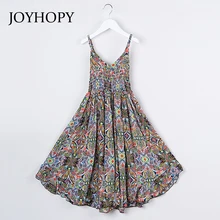 Joyhopy сезон: весна–лето Дети шифон Брюки для девочек 120-170 подростковые комбинезоны для девочек Комбинезоны для женщин модные Цветочный принт детская Костюмы