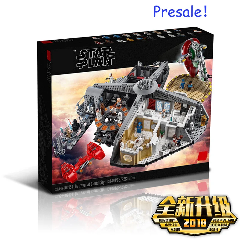 

New Star Plan Wars Betrayal at Cloud City set Compatible With Legoing Starwars 75222 Building Blocks Bricks Toys Christmas Gift