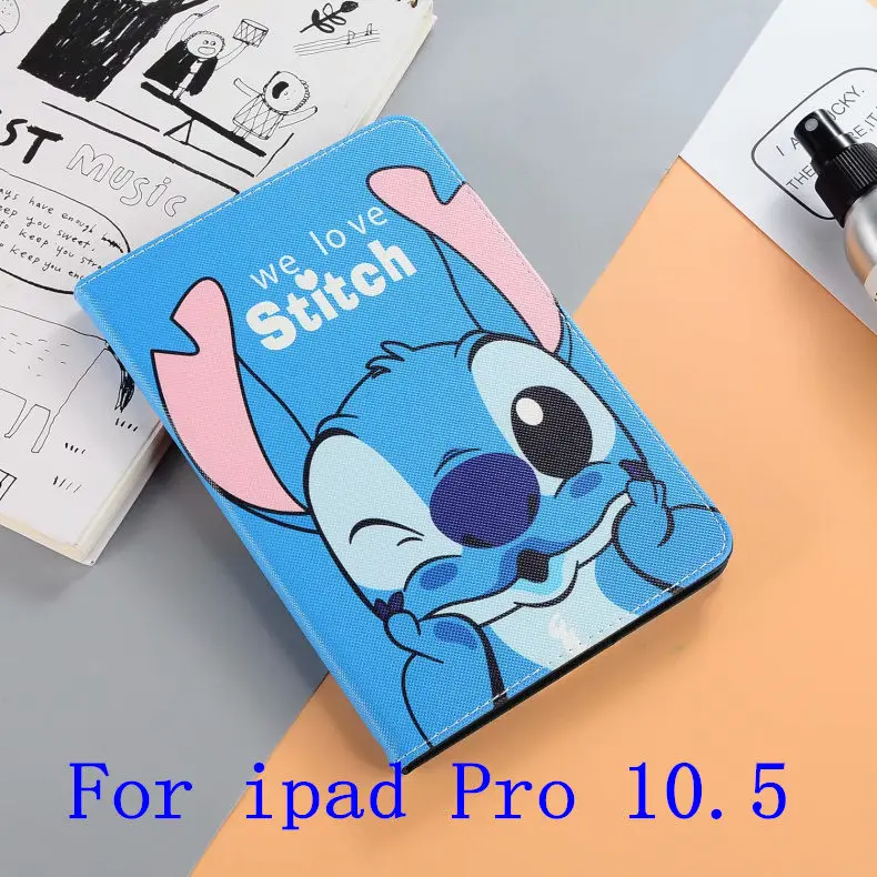 Чехол для Apple iPad Air 1 2 PU Прекрасный Микки Минни Стивен медведь защитный чехол Чехол для iPad Pro 9,7 для iPad Pro 10,5 - Цвет: Коричневый