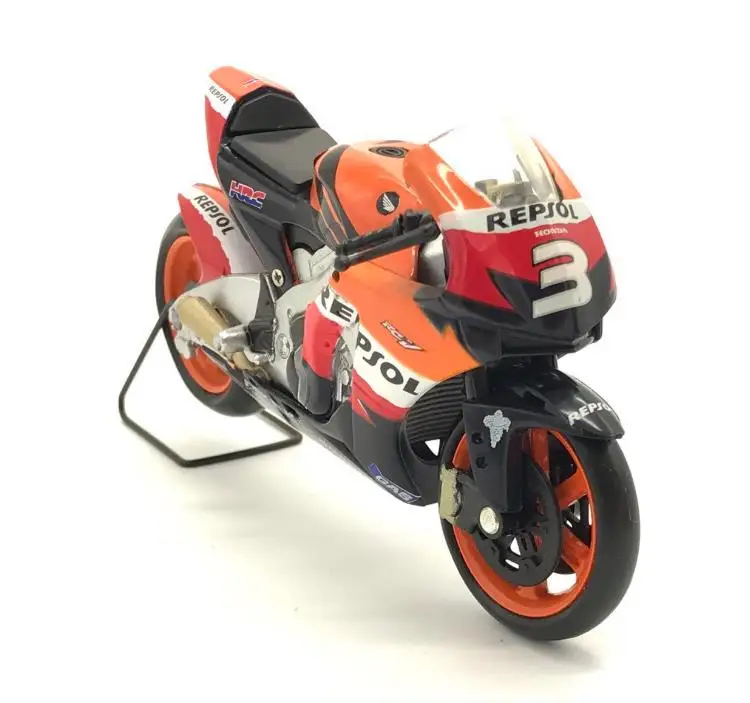 1:18 Масштаб moto rcycle модели, высокая моделирования Honda moto GP RCV moto rcycle игрушки, Коллекционная модель