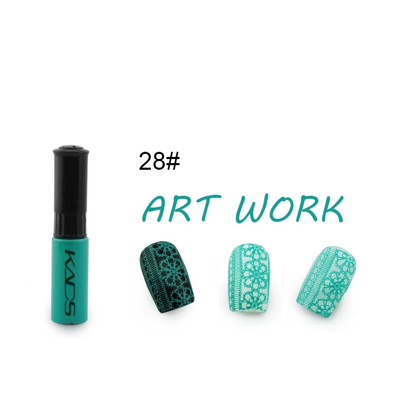 KADSлак для ногтей 1 бутылок 7ml революционный дизайн исскуство на ногти полирующие новые цветые кочественные недорогие популярные - Цвет: 28