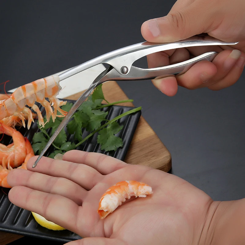 Shrimp Deveiner Peeler Stainless Steel Prawn Peeler Shrimp Deveiner