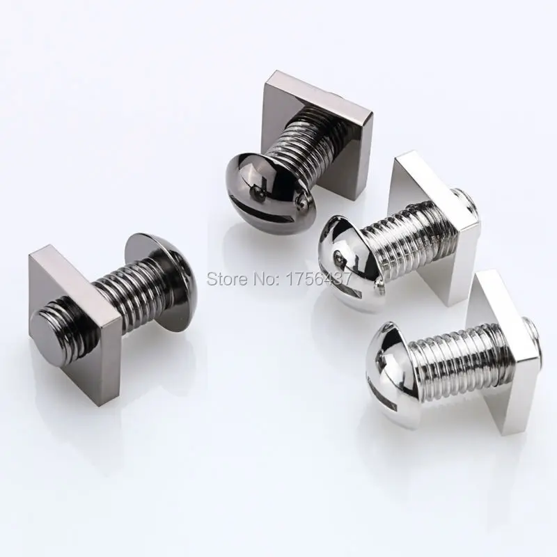 2016 New Metal Nut Cufflinks For Men Lepton Black Gun Plated Novelty