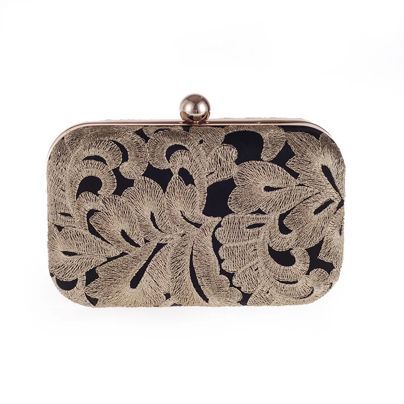 

Female Clutch Wallet Luxury Women Evening Handbag Embroidery Handbag Clutches Wedding Bridal Party Hand Bag Chain Crossbody Bags