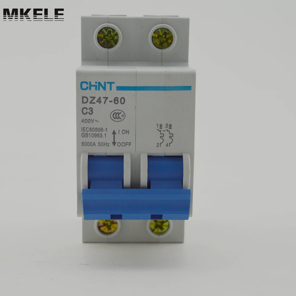 MCB Miniature Circuit Breaker elcb price DZ47 60 2P C3in Circuit