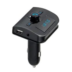 XK-760 USB зарядное устройство MP3 плееры FM передатчик ЖК дисплей беспроводной автомобильный ABS Комплект Bluetooth Hands Free