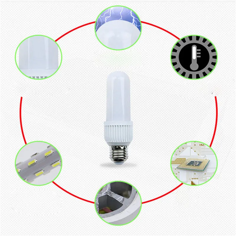 10 шт полный ватт СИД лампа E27 Кукуруза SMD4014 AC 110V 220V пятно света 5W 7W 9W 12W 85 265V Bombillas|led