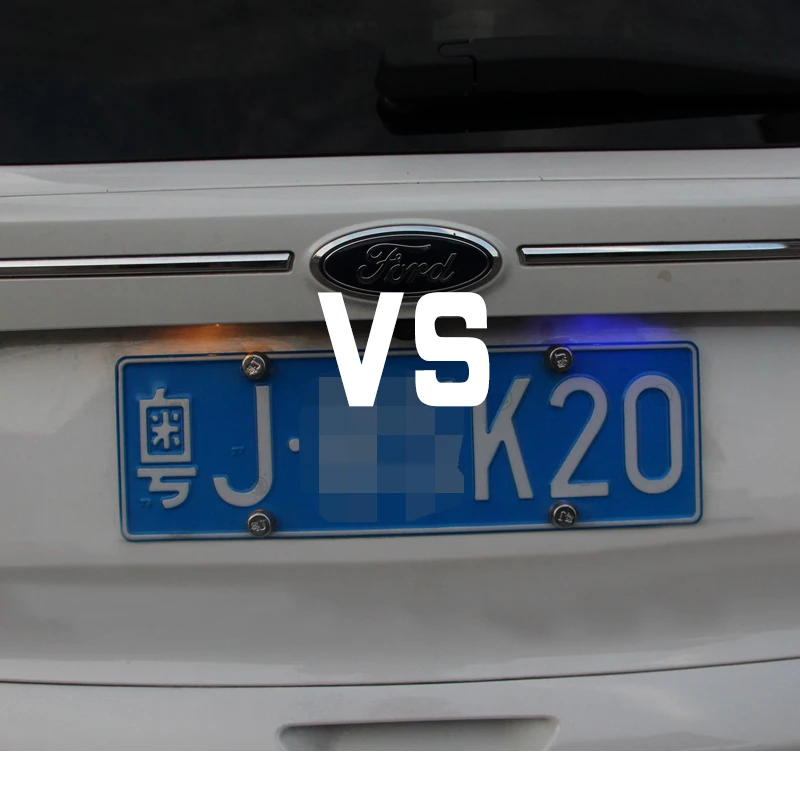 Lsrtw2017 автомобильный Стайлинг автомобиля лампочка для подсветки номерного знака планки для Ford Kuga ESCAPE