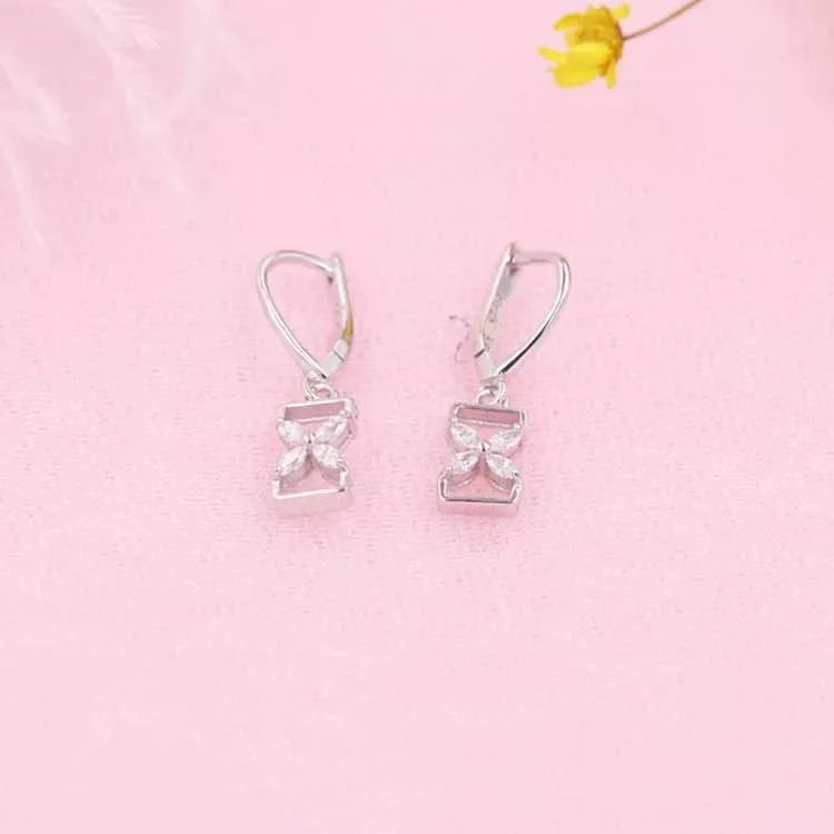 S925 серебро серьги Модные песочные часы в форме каплевидные серьги bone тенденция личности девушка серебряные серьги украшения
