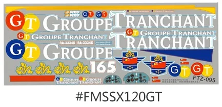 RC Plane Decal Sticker for FMS Model 1.3m Yak54 FMS061