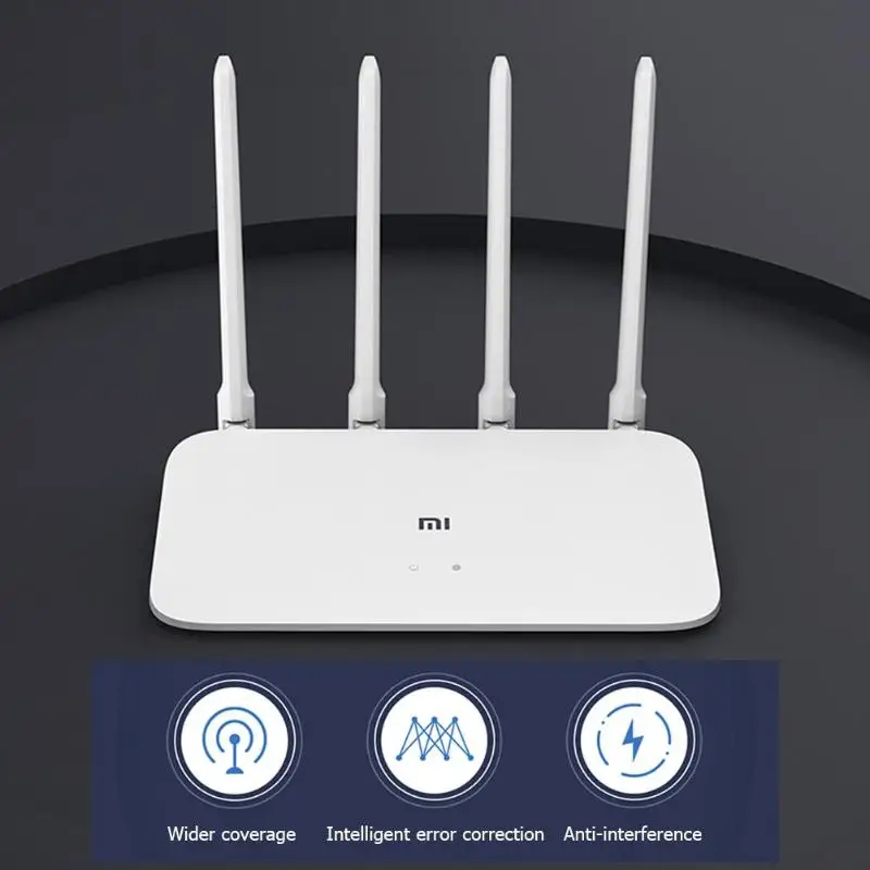 

Xiaomi Mi Router 4A Gigabit Version 2.4GHz 5GHz WiFi 1167Mbps WiFi Repeater DDR3 High Gain 4 Antennas Network Extender