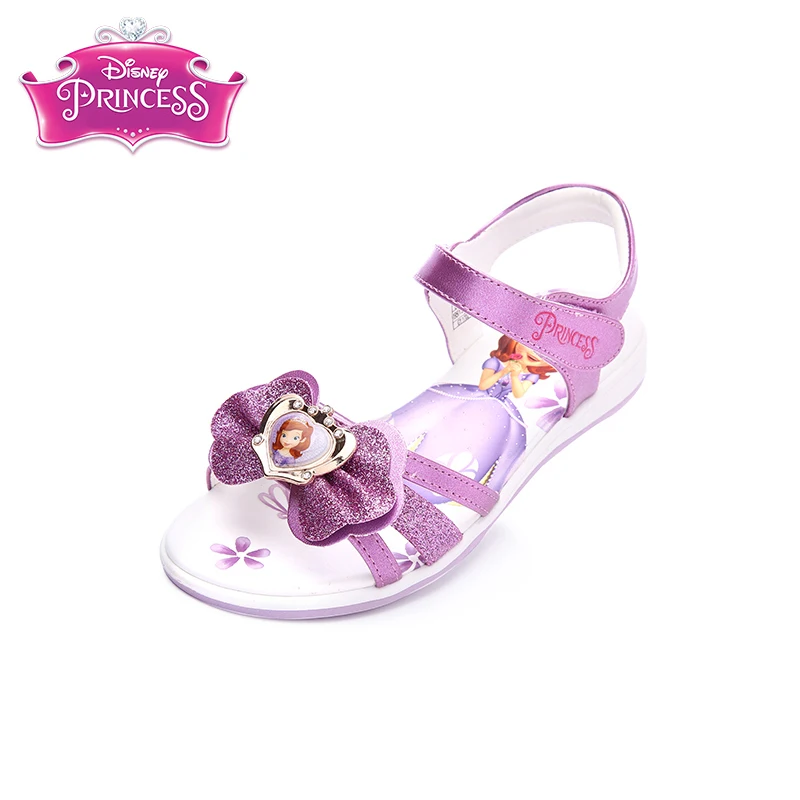 

Disney Crown Flashing Light Children's Shoes 2018 Summer Girls Sandals Princess Fashion Student Shoes DDP0035