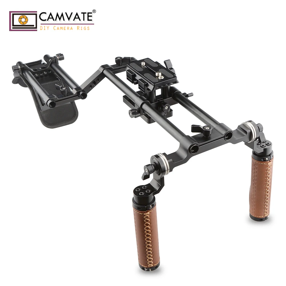  CAMVATE Ergonomic Design Good Dslr Shoulder Rig for DSLR and Camcorder C1769 camera photography acc
