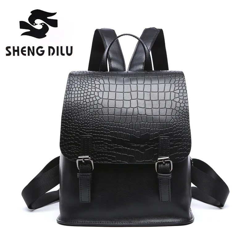 2016 Fashion Women Backpacks Genuine Leather Female Vintage Backpacks for Girls Students Schoolbag Women Travel Bag High Quality