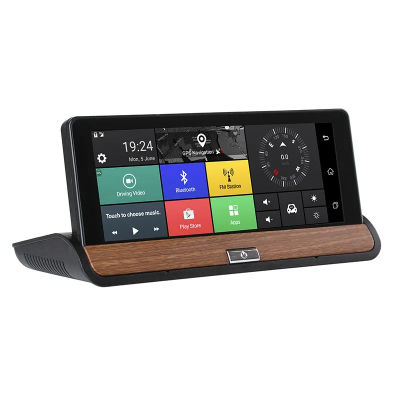 HGDO тире Камера DVR " Android автомобиля gps навигации 1080P 3g Wi-Fi, FM передатчик G-Сенсор 4 ядра 1 ГБ Оперативная память 16 Гб при помощи обратного осмоса