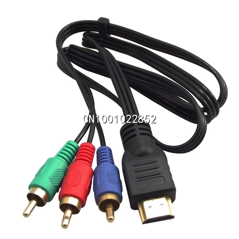 HDMI To 3 RCA AV Audio Video Component Convert Cable DVD TV Cord|dvd tv lcd|tv dvd cd radiodvd tv player - AliExpress