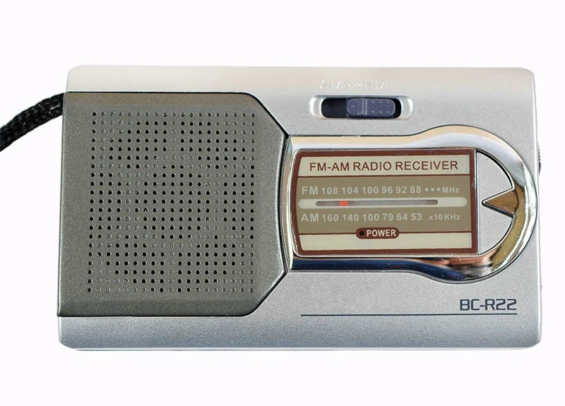Портативное мини радио двухдиапазонное FM/AM карманное с Built in Speaker высокое