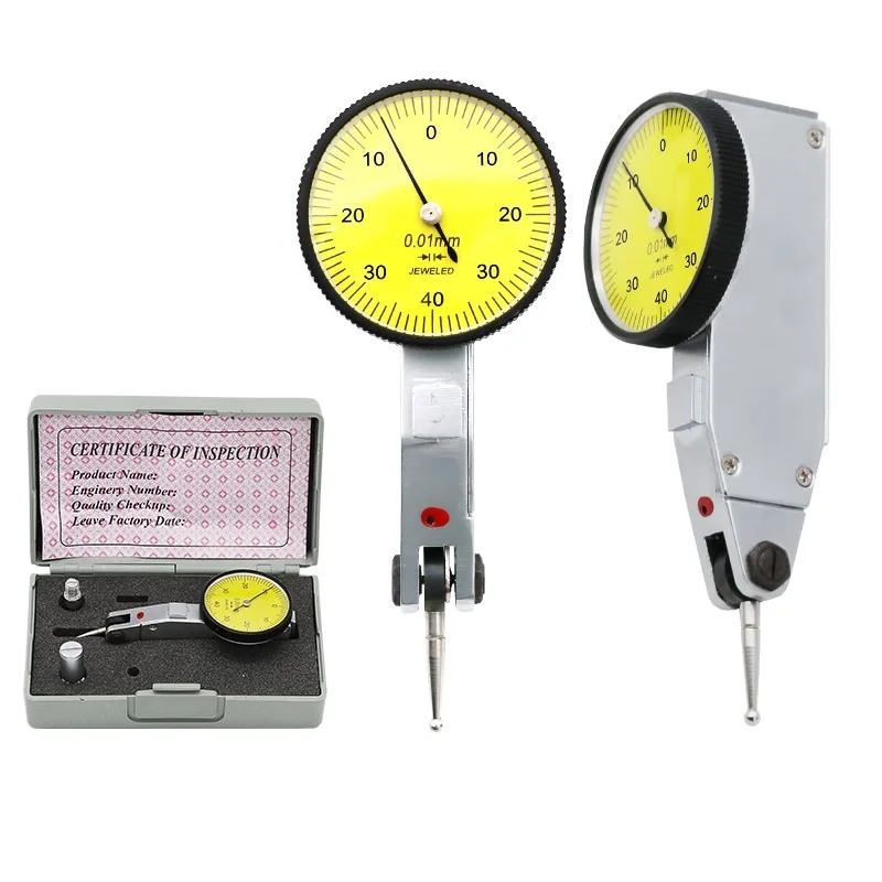 

High Accuracy Level Gauge Scale Precision Metric Dovetail Rails 0-0.8mm Dial Test Indicator Metric HT1162