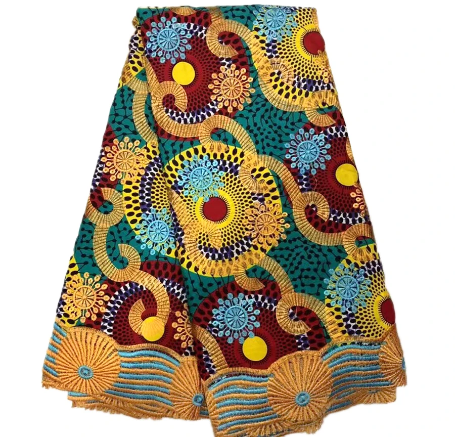 

Nigerian Lace Fabrics High Quality 2018 African Wax Cord Lace Embroidery Beautiful Guipure Lace Fabric for Women and Man Dress