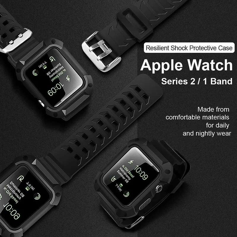 fohuas-TPU-Rubber-Watch-Band-with-Rugged-Protective-Case-for-Apple-Watch-Series-1-Series-2 (3)