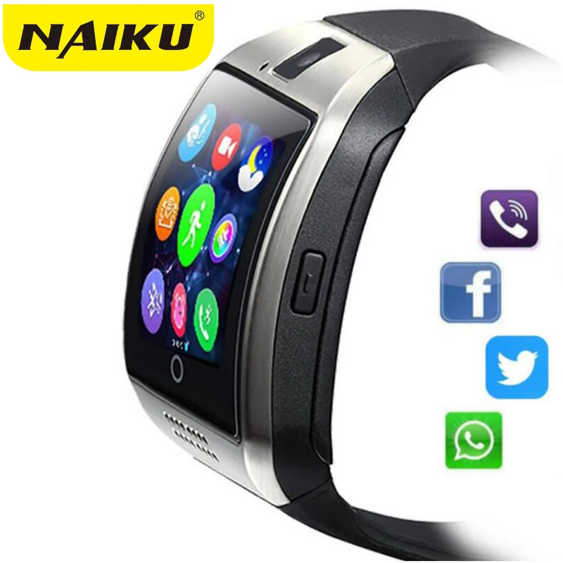 NAIKU Q18 Bluetooth Смарт часы Relogio умные на системе андроид Телефонный звонок SIM TF Камера