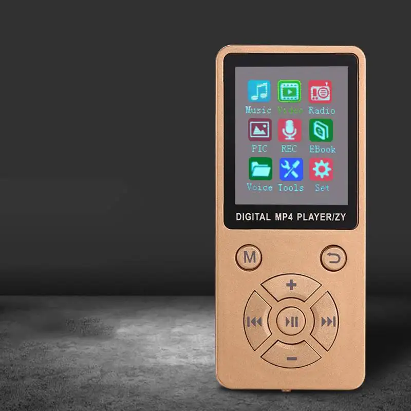 Mp3-плеер Противоскользящий кнопочный контроль на батарейках с HiFi качеством звука музыкальные проигрыватели для MP3 Поддержка tf-карты