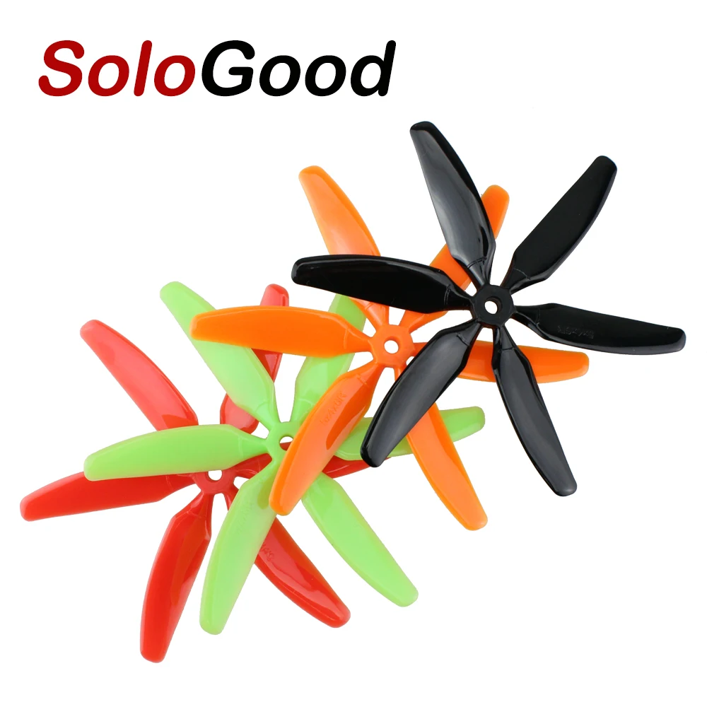 

5 pairs 5040 6 Leaf Blade Propeller CW/CCW For 250 FPV Racing Quadcopter ZMR250