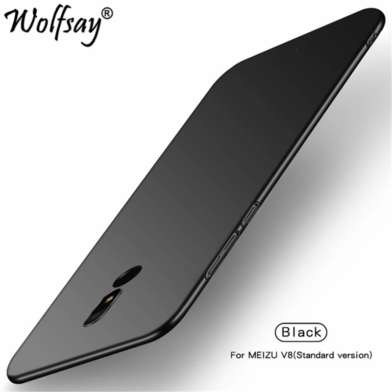 

Wolfsay Cover for Meizu V8 Case Ultra Thin PC Armor Hard Back Phone Case For Meizu V8 Cover Meizu V8 Phone Shell 5.7 inch