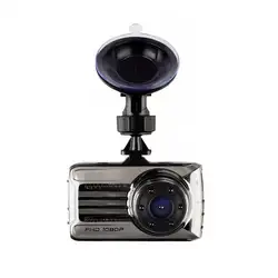 T666 Видеорегистраторы для автомобилей 1080 P Камера 3 "Full HD Dashcam Регистраторы G Sersor WDR Ночное видение HDMI USB Встроенный микрофон