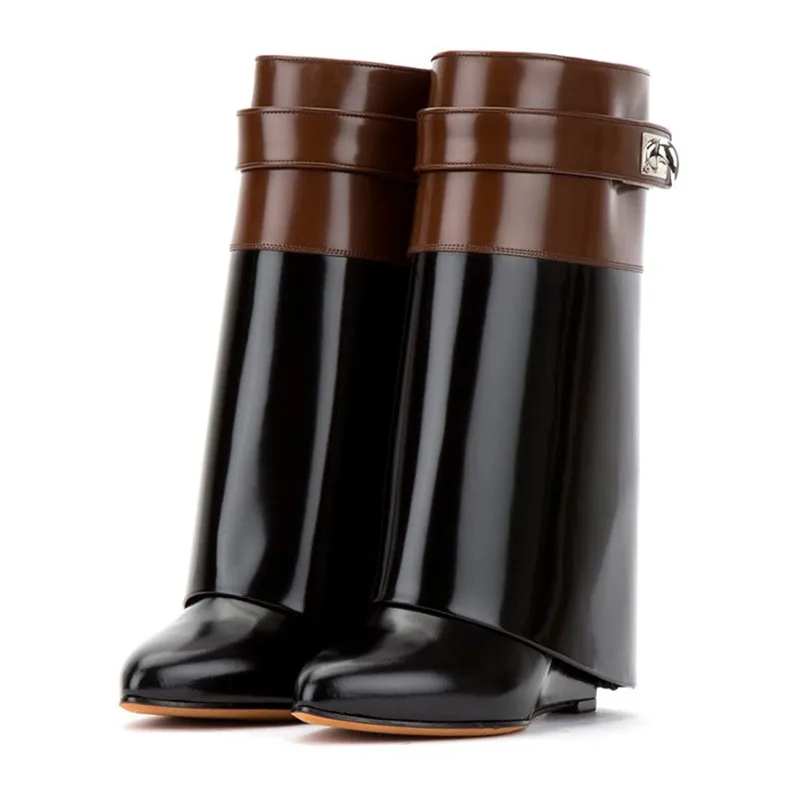Женские ботинки на танкетке из натуральной кожи|boots wedge|women wedge bootsmartin boots |